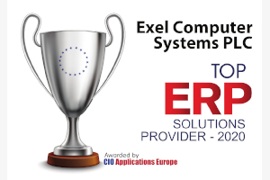 Exel Recognised as a Top Ten ERP Solution provider for 2020